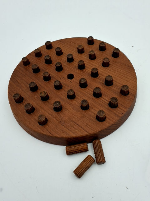 Solitaire spil i teak, design Brostrøm